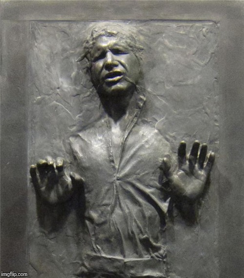 Han solo carbonite Blank Meme Template