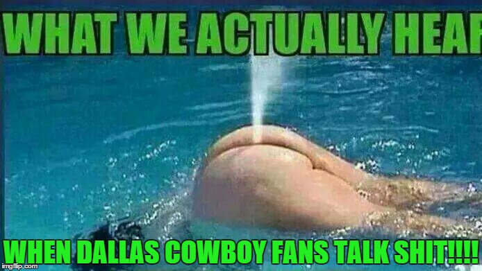 DALLAS COWBOYS | WHEN DALLAS COWBOY FANS TALK SHIT!!!! | image tagged in dallas cowboys | made w/ Imgflip meme maker