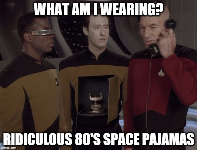 Android | WHAT AM I WEARING? RIDICULOUS 80'S SPACE PAJAMAS | image tagged in android | made w/ Imgflip meme maker