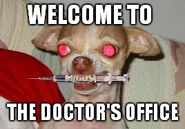 The Doctor's Office | WELCOME TO THE DOCTOR'S OFFICE | image tagged in doctor | made w/ Imgflip meme maker