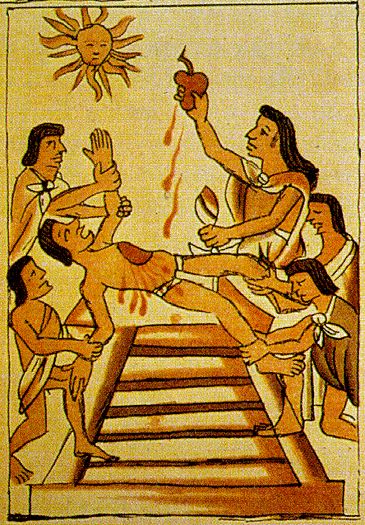 Aztec sacrifice  Blank Meme Template