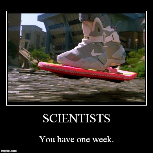 Back to the Future 2015 | image tagged in funny,demotivationals | made w/ Imgflip demotivational maker