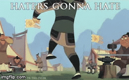 haters gonna hate animated gif