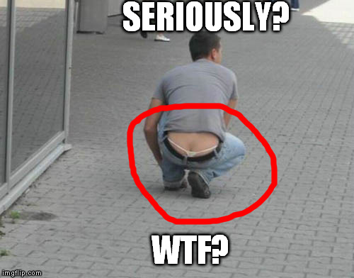 SERIOUSLY? WTF? | image tagged in wrong undies | made w/ Imgflip meme maker