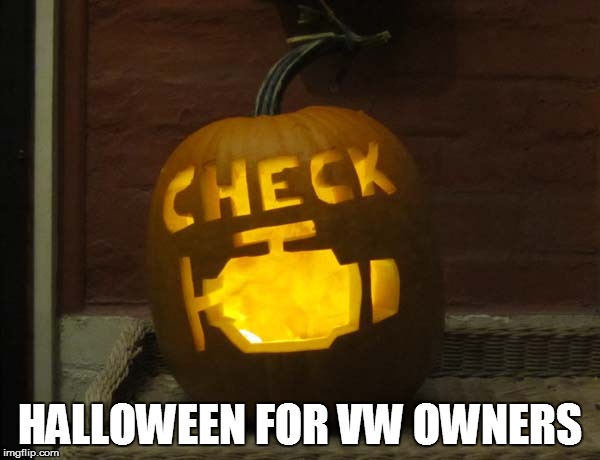 HALLOWEEN FOR VW OWNERS | image tagged in halloween,car,too funny | made w/ Imgflip meme maker