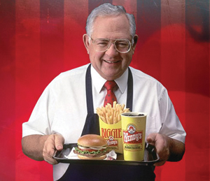 High Quality Dave Thomas, Wendy's Blank Meme Template