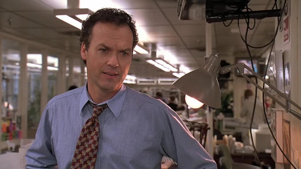Michael Keaton in The Paper Blank Meme Template