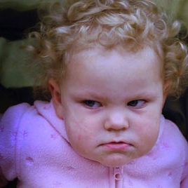 High Quality angry baby Blank Meme Template