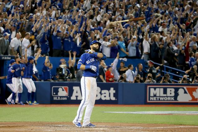 High Quality Bautista Bat Flip Blank Meme Template