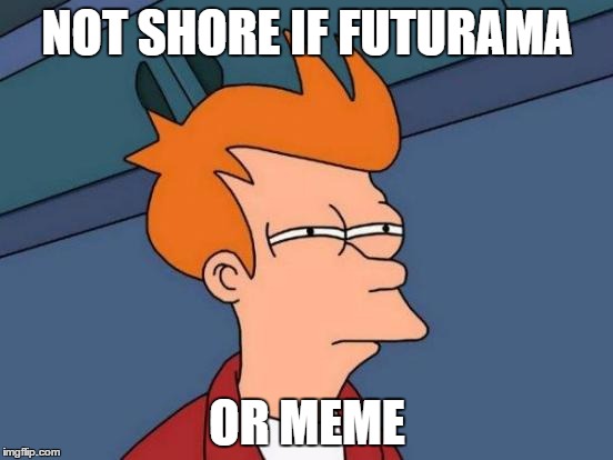 Futurama Fry | NOT SHORE IF FUTURAMA OR MEME | image tagged in memes,futurama fry | made w/ Imgflip meme maker