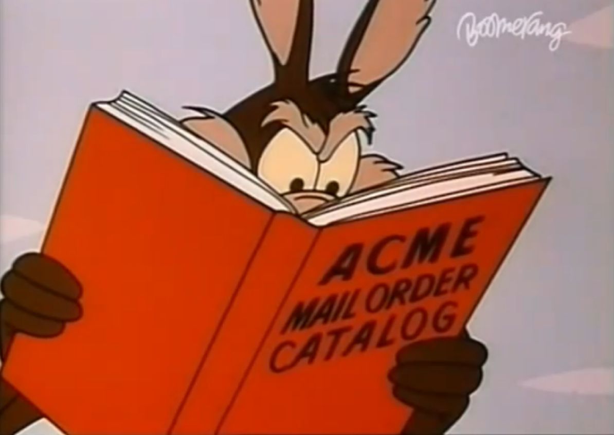 Coyote acme Blank Meme Template