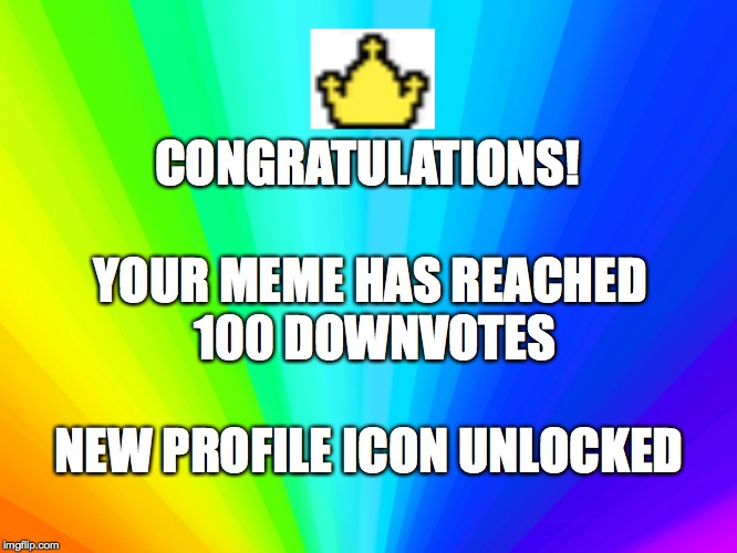 Overlord | CONGRATULATIONS! NEW PROFILE ICON UNLOCKED YOUR MEME HAS REACHED 100 DOWNVOTES | image tagged in downvote fairy,imgflip master | made w/ Imgflip meme maker