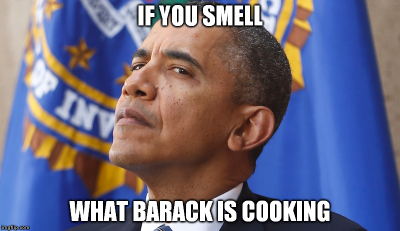 IF YOU SMELL WHAT BARACK IS COOKING | image tagged in obama,the rock obama | made w/ Imgflip meme maker