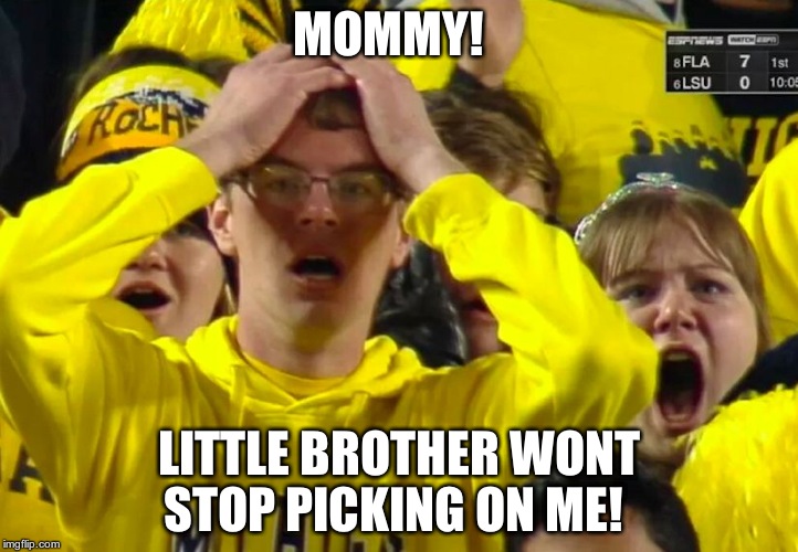 Loser | MOMMY! LITTLE BROTHER WONT STOP PICKING ON ME! | made w/ Imgflip meme maker