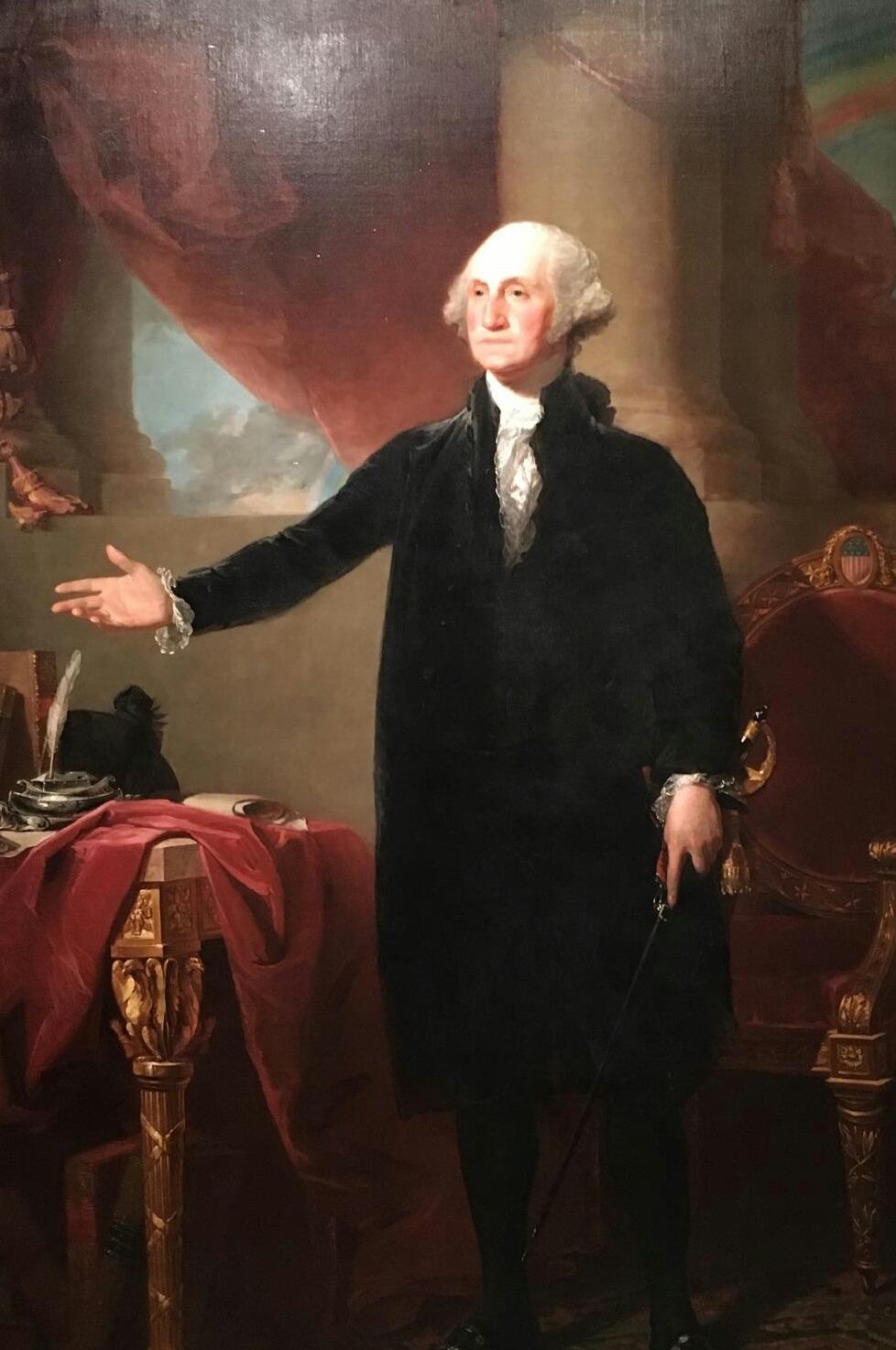 High Quality George Washington Blank Meme Template