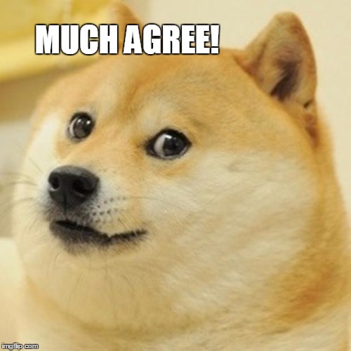 Doge Meme | MUCH AGREE! | image tagged in memes,doge | made w/ Imgflip meme maker