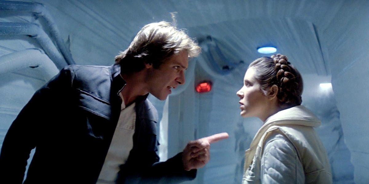Han Solo Leia Hoth you could use a good kiss Blank Meme Template
