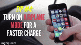 Pakai mode aeroplane saat nge-charge. (Via: youtube.com)