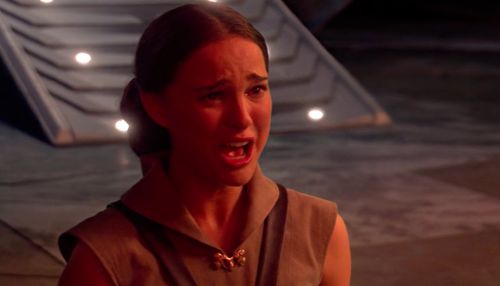 High Quality Crying Padme Blank Meme Template