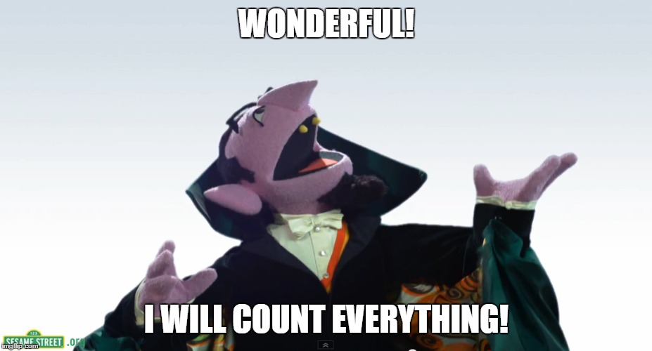 WONDERFUL! I WILL COUNT EVERYTHING! | made w/ Imgflip meme maker