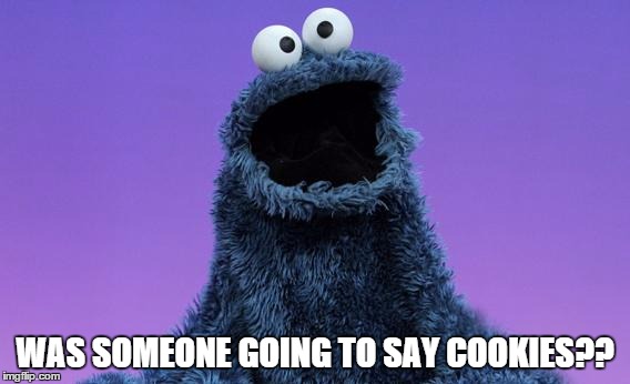 WAS SOMEONE GOING TO SAY COOKIES?? | made w/ Imgflip meme maker