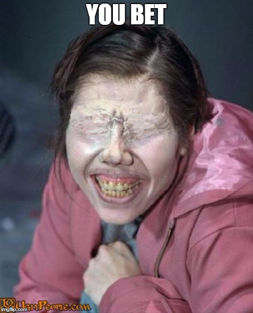 hide and seek you win | YOU BET | image tagged in hide and seek you win | made w/ Imgflip meme maker