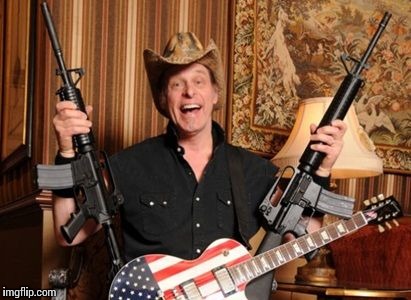 Nugent guns Blank Meme Template