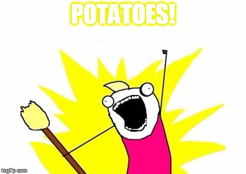 X All The Y | POTATOES! | image tagged in memes,x all the y | made w/ Imgflip meme maker