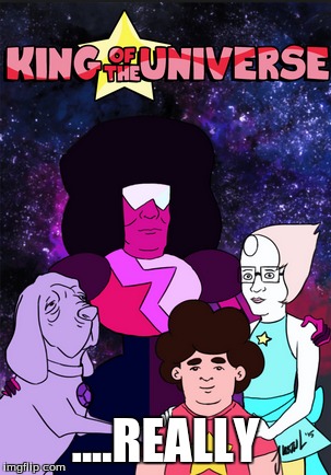 ....REALLY | image tagged in steven universe,king of the hill | made w/ Imgflip meme maker