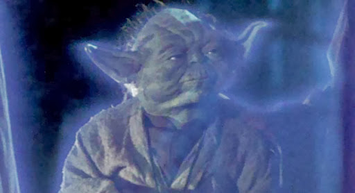 Force ghost Yoda Blank Meme Template