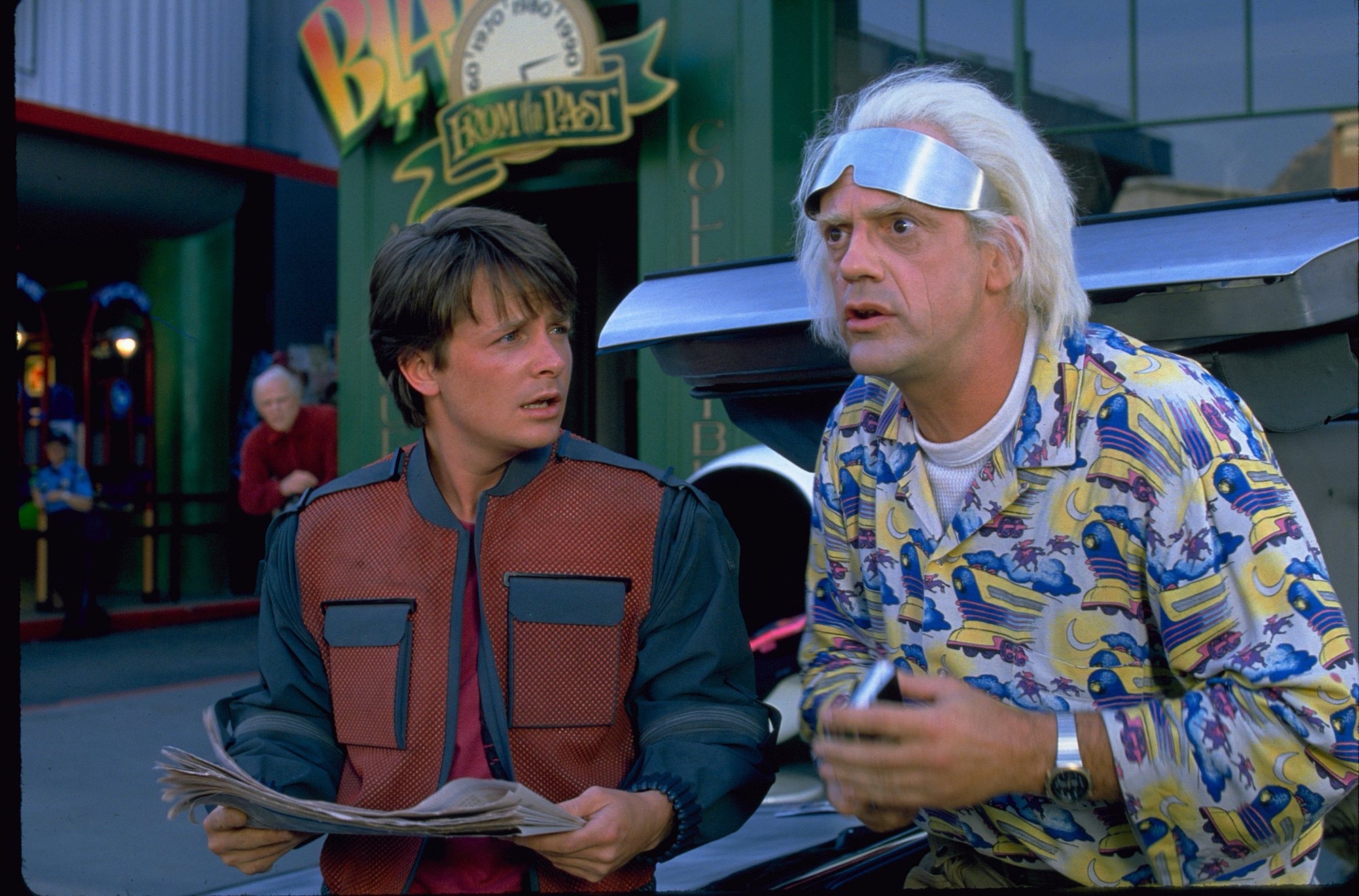 Back to The future  Blank Meme Template