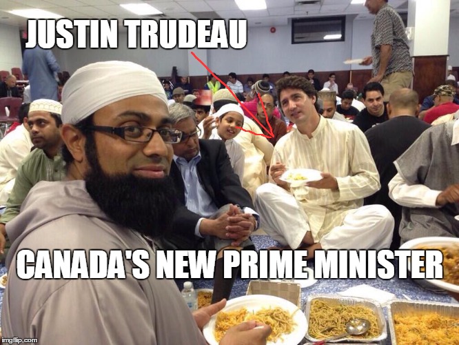CANADA'S NEW PM | JUSTIN TRUDEAU CANADA'S NEW PRIME MINISTER | image tagged in facebook | made w/ Imgflip meme maker