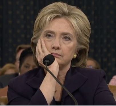 HRC Withering Contempt Blank Meme Template