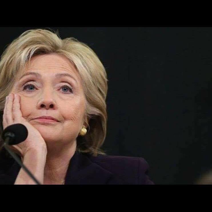 High Quality Hillary Hides Her Annoyance Blank Meme Template