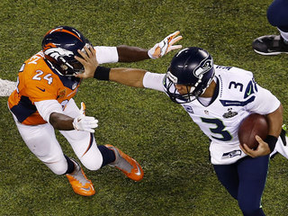 Russell Wilson Stiff Arm Meme Generator Imgflip