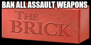 id say just ban "assault" but we've already done that. there  isn't a solution unless we are all armed. | BAN ALL ASSAULT WEAPONS | image tagged in sarcasm | made w/ Imgflip meme maker