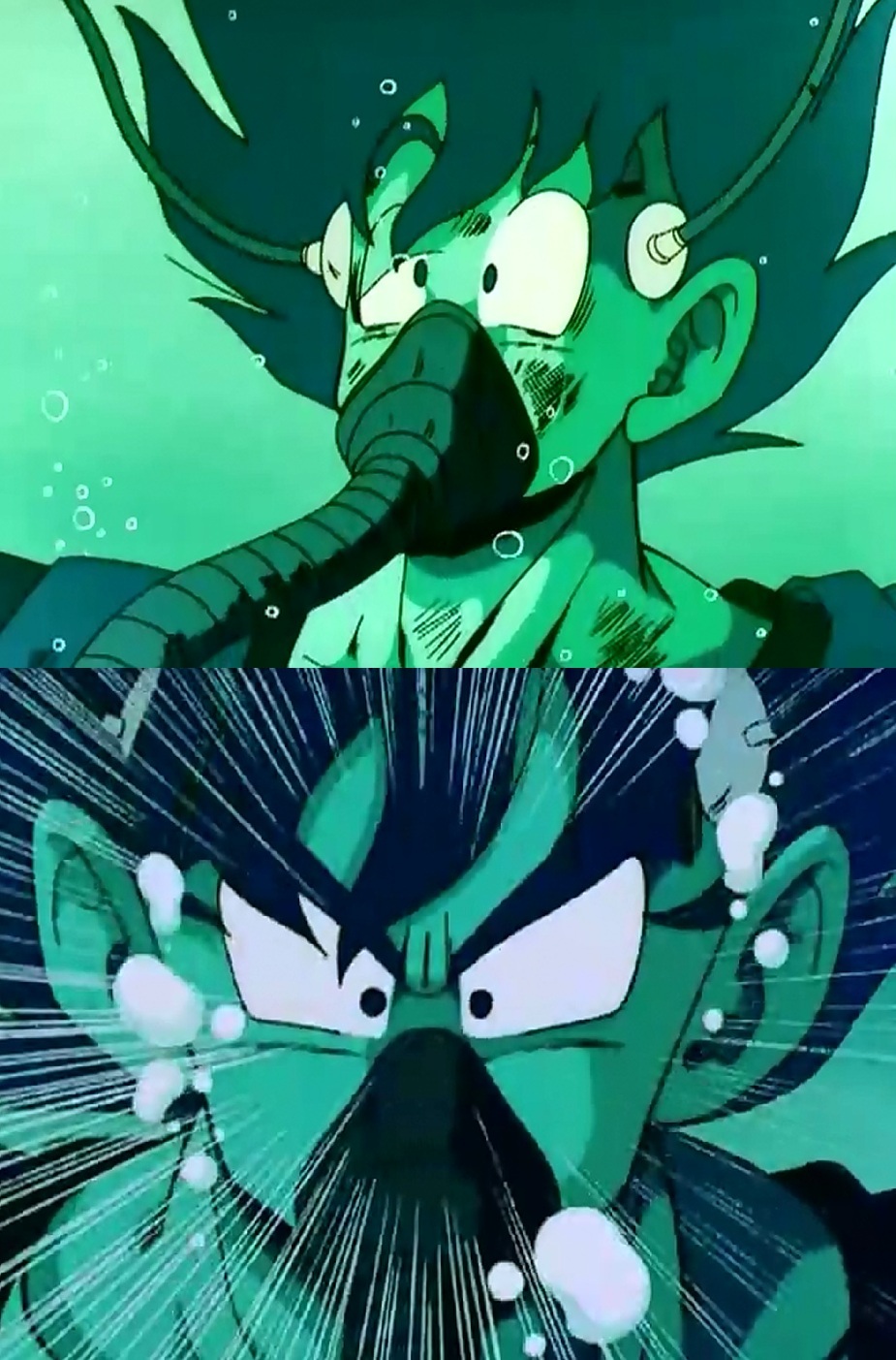 Goku recuperado Blank Meme Template