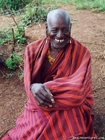 African Smiling Blank Meme Template