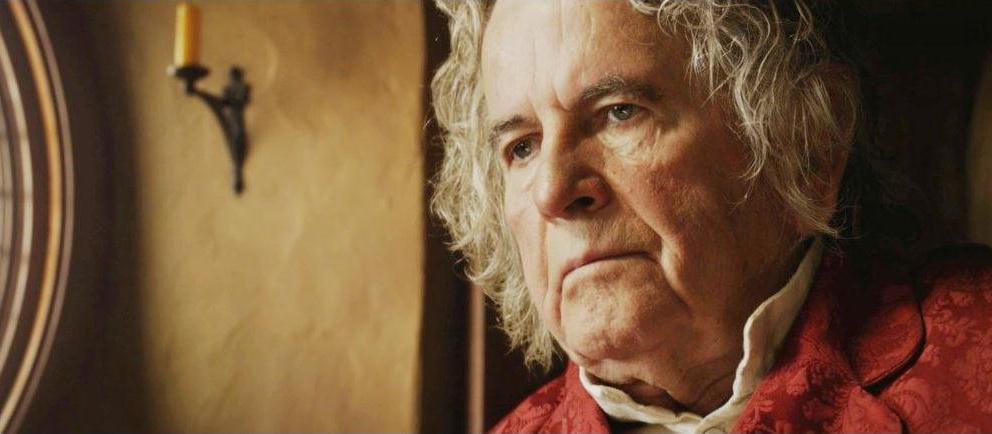 High Quality Old Bilbo B Blank Meme Template