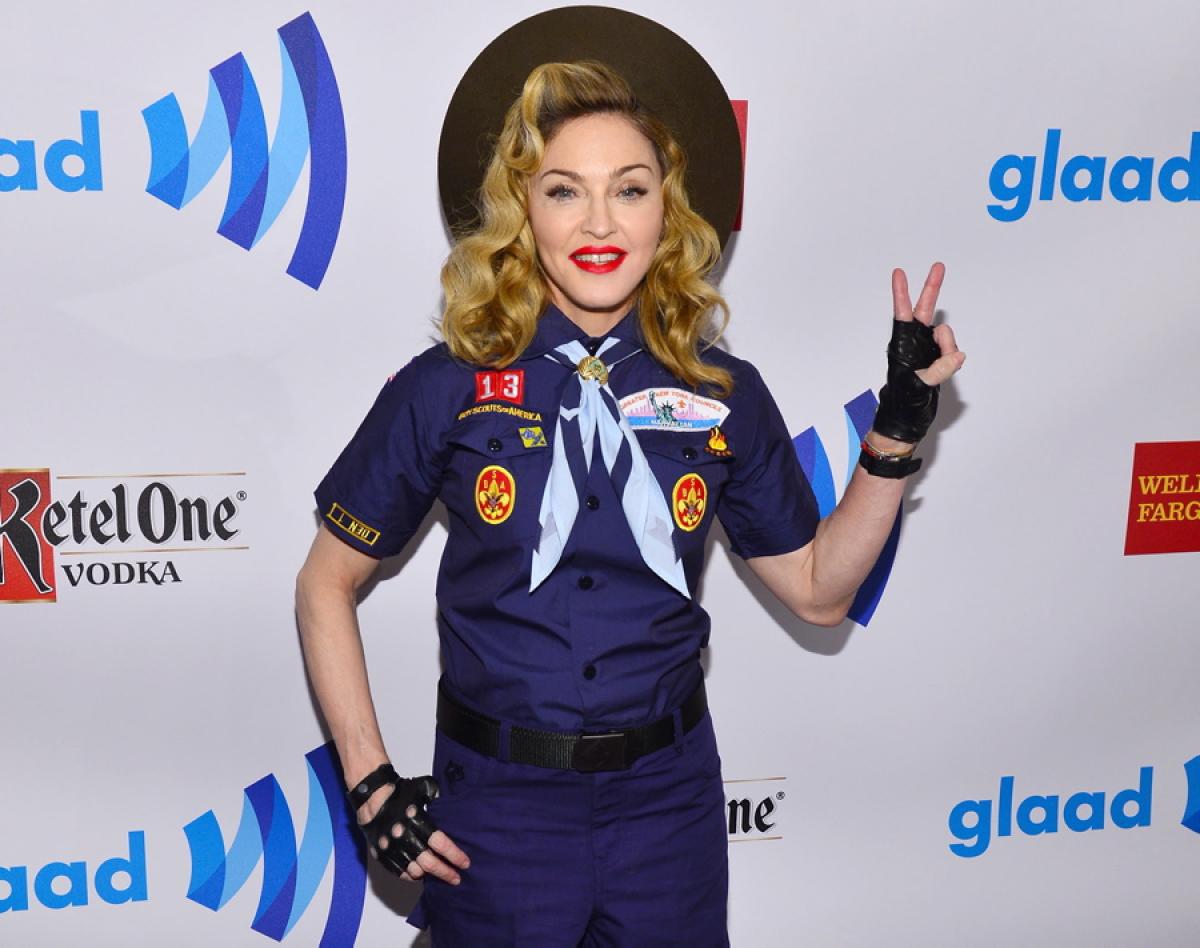 High Quality Madonna scout Blank Meme Template