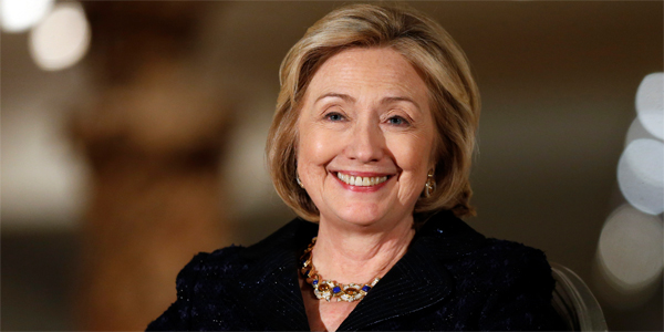 High Quality Hilary Clinton smiling Blank Meme Template