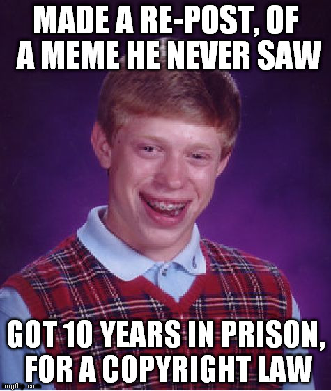Rhyming with Mantis  | MADE A RE-POST, OF A MEME HE NEVER SAW GOT 10 YEARS IN PRISON, FOR A COPYRIGHT LAW | image tagged in memes,bad luck brian,rhymes | made w/ Imgflip meme maker