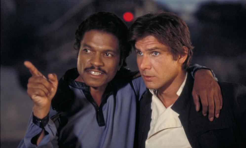Han and Lando chat Blank Meme Template