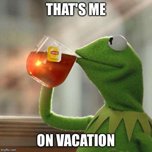 But That's None Of My Business Meme | THAT'S ME ON VACATION | image tagged in memes,but thats none of my business,kermit the frog | made w/ Imgflip meme maker