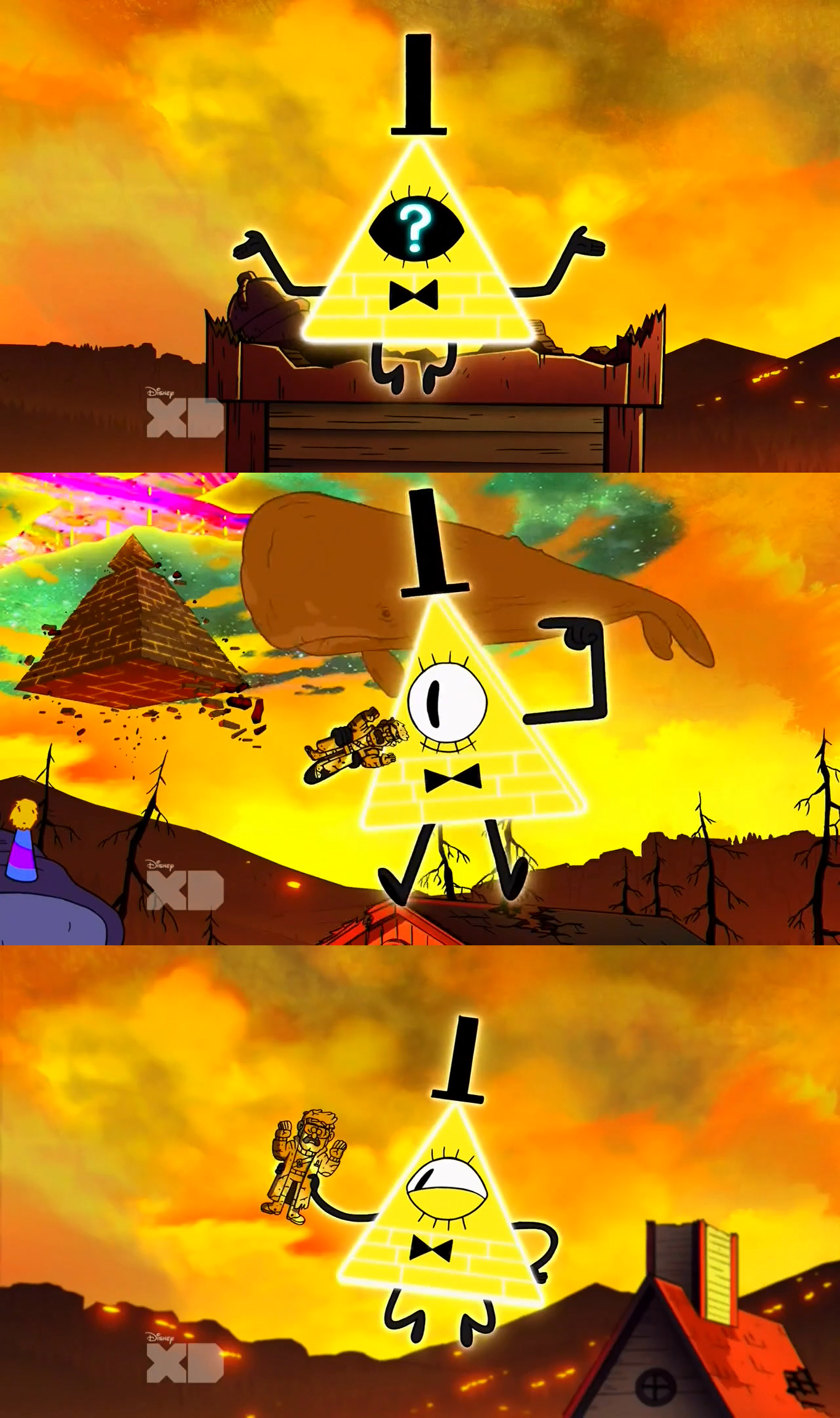 Bill Cipher's Riddle Blank Meme Template