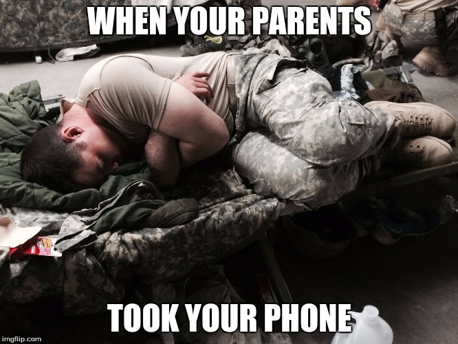 WHEN YOUR PARENTS TOOK YOUR PHONE | image tagged in that moment when | made w/ Imgflip meme maker