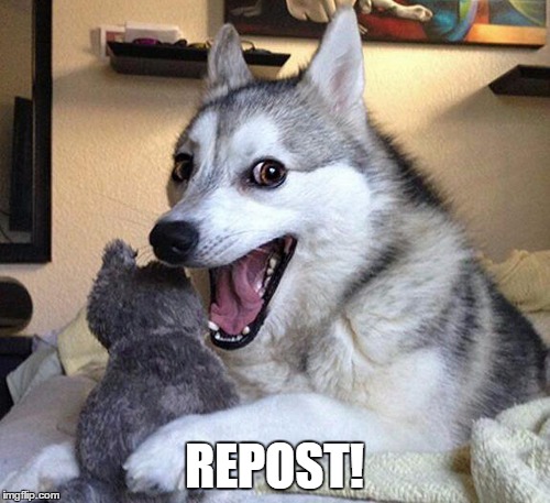 REPOST! | made w/ Imgflip meme maker