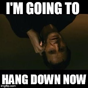 liam | I'M GOING TO HANG DOWN NOW | image tagged in liam | made w/ Imgflip meme maker