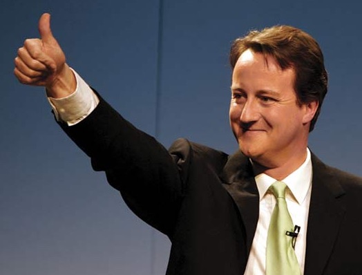 David Cameron thumbs up Blank Meme Template