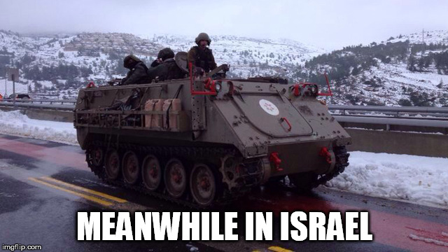 From the US shows of her gift car. | MEANWHILE IN ISRAEL | image tagged in israel | made w/ Imgflip meme maker